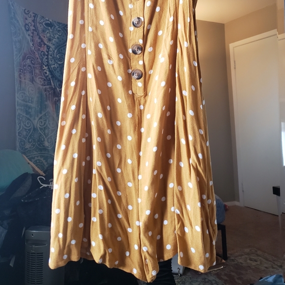 Yellow Polka Dot Romper - Picture 2 of 2